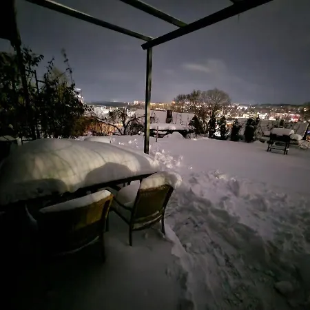 Semesterbostad Hilltop View - 2 Bedroom House With Garden Bbq - Private Parking - 12min To Uzupis Anytime *